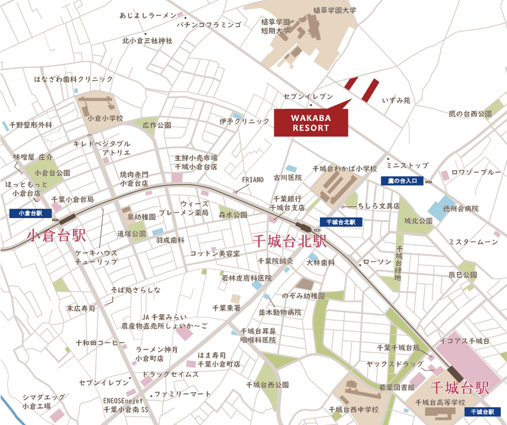 WAKABA RESORT 若葉リゾート MAP