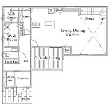 プラン間取 1F