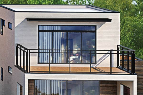 陽光を楽しむ空間となるバルコニー